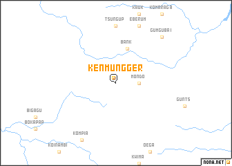 map of Kenmungger
