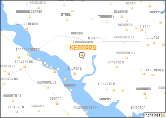 map of Kennard