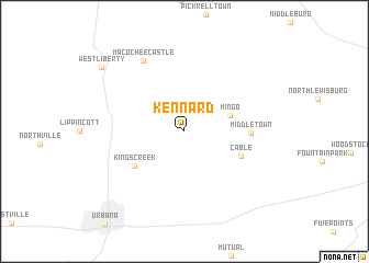 map of Kennard