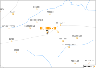 map of Kennard