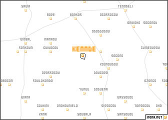 map of Kenndé