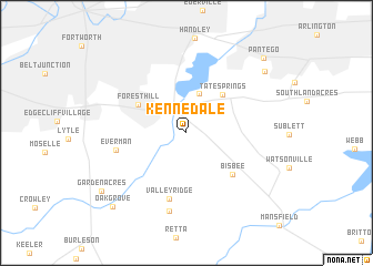 map of Kennedale