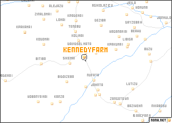 map of Kennedy Farm