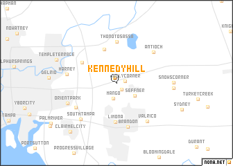 map of Kennedy Hill