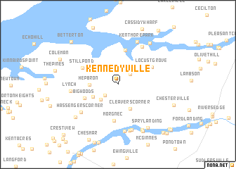 map of Kennedyville
