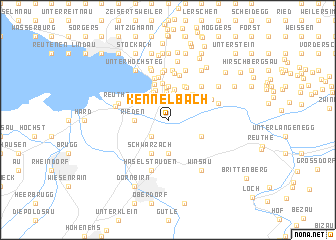 map of Kennelbach