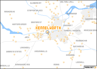 map of Kennelworth