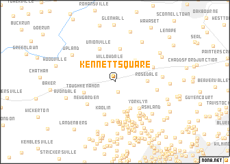 map of Kennett Square