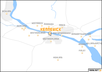 map of Kennewick