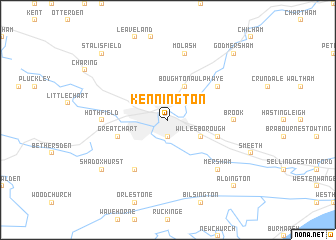 map of Kennington