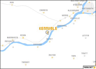 map of Kennvale