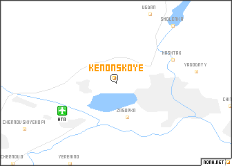 map of Kenonskoye