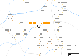 map of Kénoukpanou