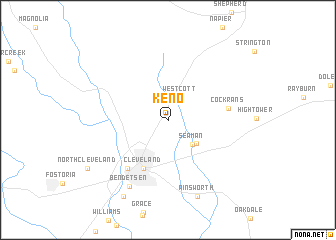 map of Keno