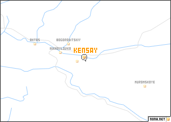 map of Kensay