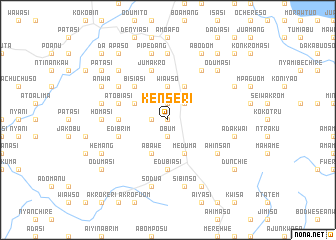 map of Kenseri