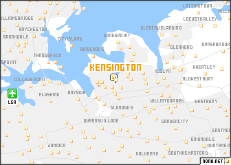 map of Kensington