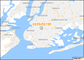 map of Kensington