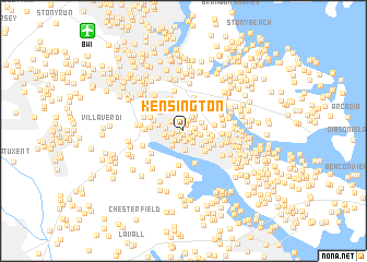 map of Kensington