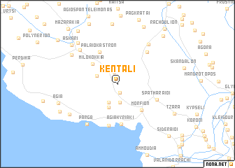 map of Kéntali