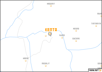 map of Kʼentʼa