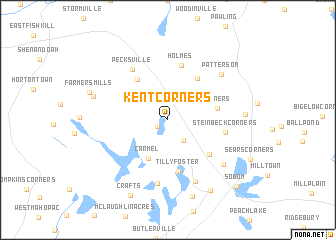 map of Kent Corners