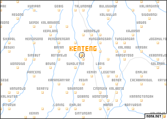 map of Kenteng