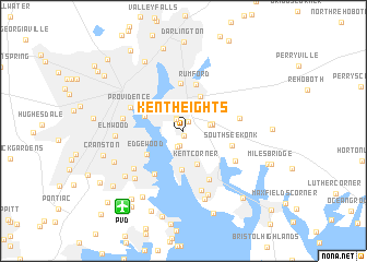 map of Kent Heights