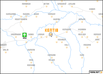 map of Kentib