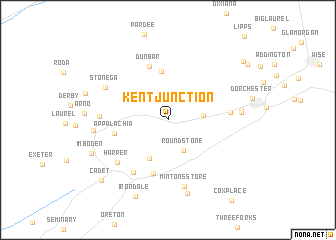 map of Kent Junction