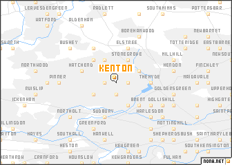 map of Kenton