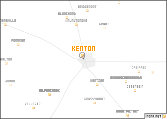 map of Kenton