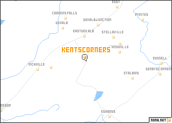 map of Kents Corners