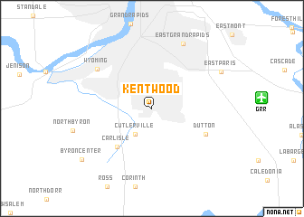 map of Kentwood