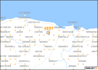 map of Kent