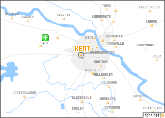 map of Kent