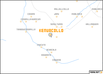 map of Keñuacollo