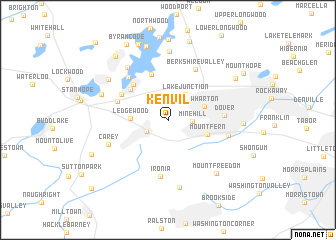 map of Kenvil