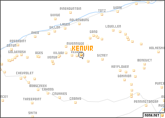 map of Kenvir