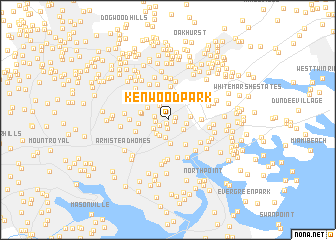 map of Kenwood Park