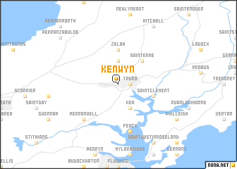 map of Kenwyn