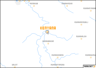 map of Kenyana