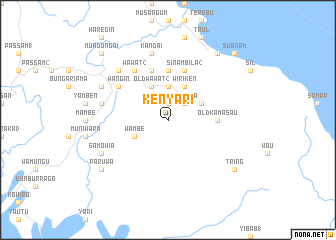 map of Kenyari