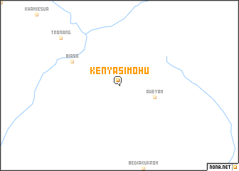 map of Kenyasi Mohu