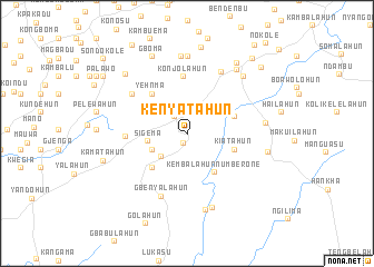 map of Kenyatahun