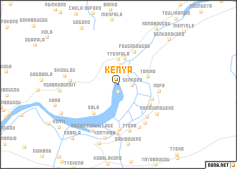 map of Kénya