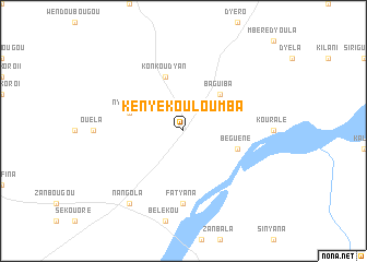 map of Kényékouloumba