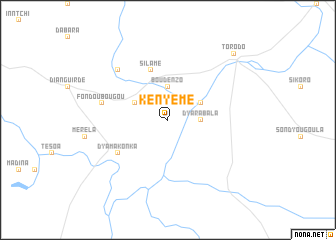 map of Kényémé