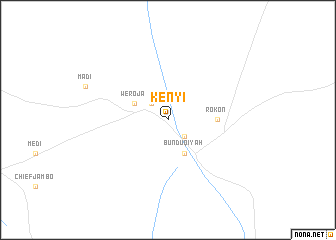map of Kenyi