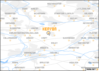 map of Kenyon